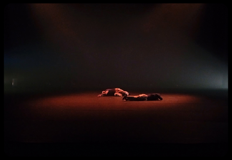  Spectacle «technique de l'orage». Image et vidéo du spectacle. Mise en scène Elodie Segui. Compagnie l'Organisation. Création Vidéo, régie plateau, écriture au plateau : Sébastien Sidaner.