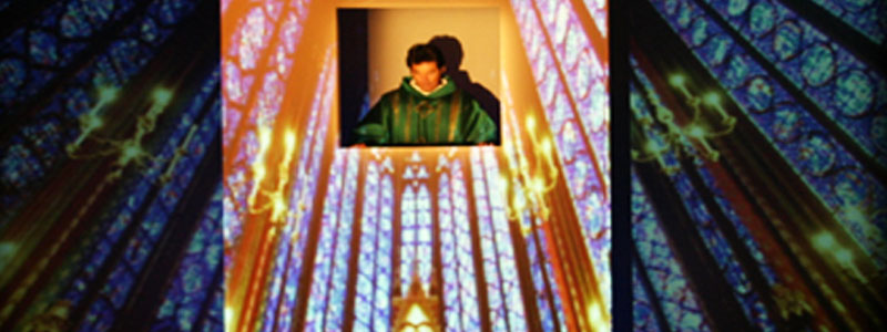 Les vœux du cœur, image de la création video de Sébastien Sidaner. Une pièce de theater mise en scène par Anne Bourgeois, le theater la bruyère.