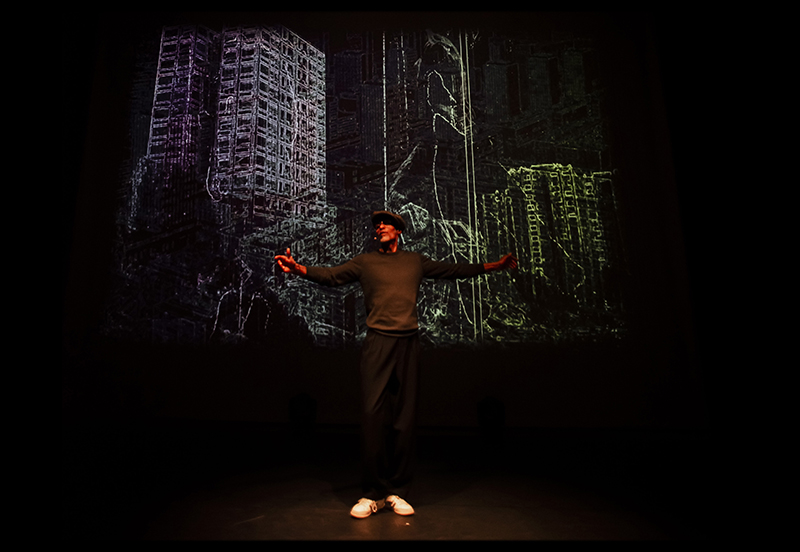La culture du Zèbre — création vidéo scène et danse contemporaine par Sébastien Sidaner.